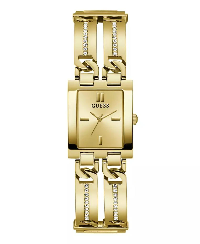商品GUESS|Women's Analog Gold-Tone 100% Steel Watch 39mm,价格¥823,第1张图片