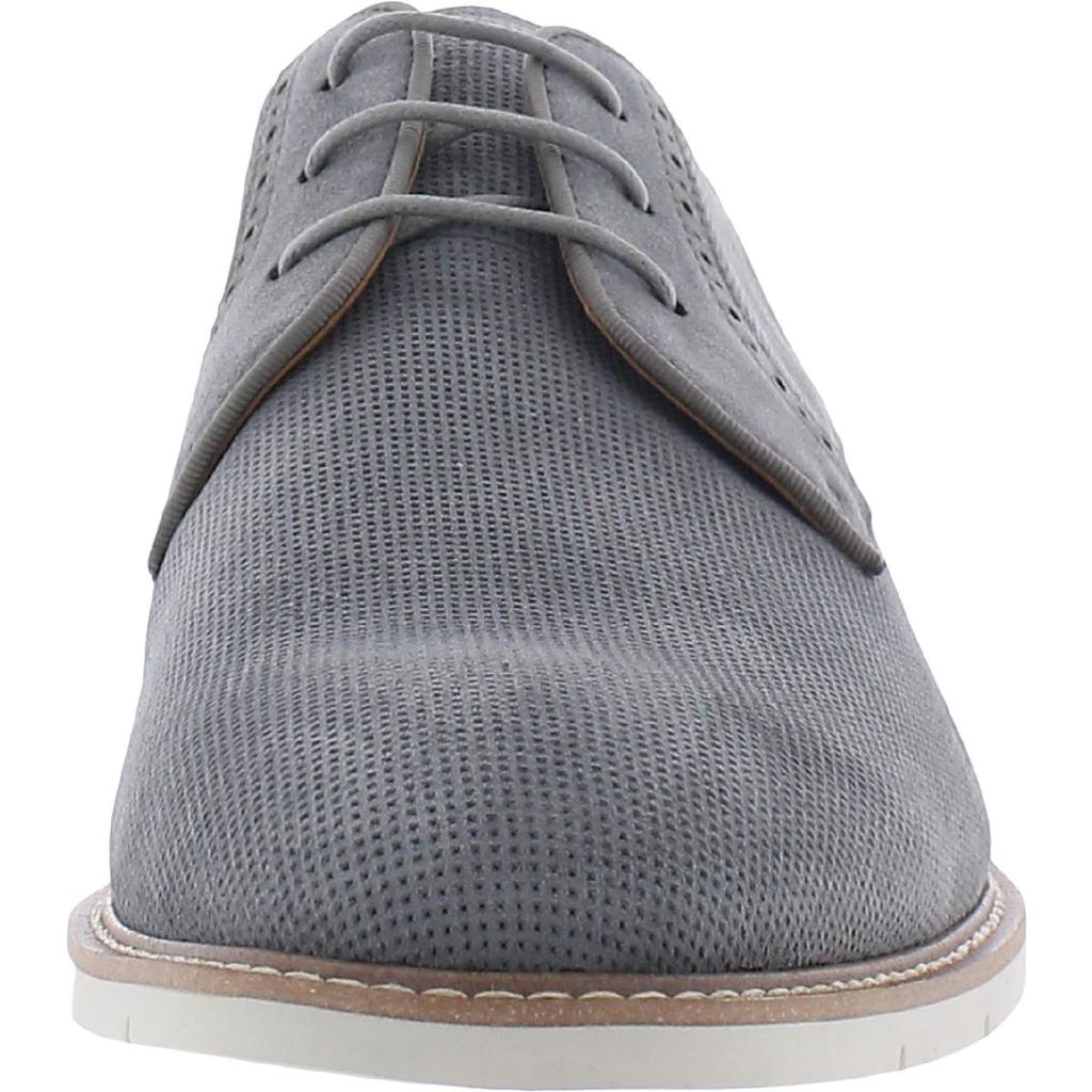 Steve Madden Mens Neiko Suede Contrast Trim Derby Shoes商品第6张图片规格展示