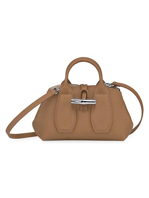 XS Roseau Leather Top Handle Bag商品第1张图片规格展示