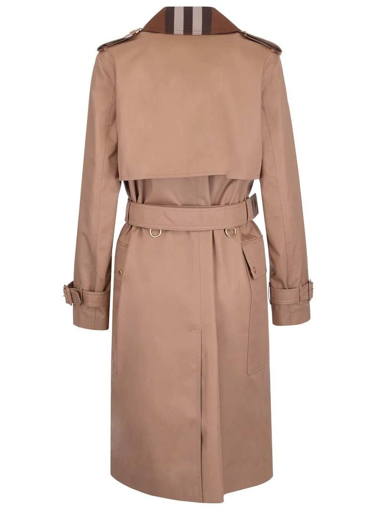 商品Burberry|Burberry women's beige cotton trench coat,价格¥20564,第2张图片详细描述