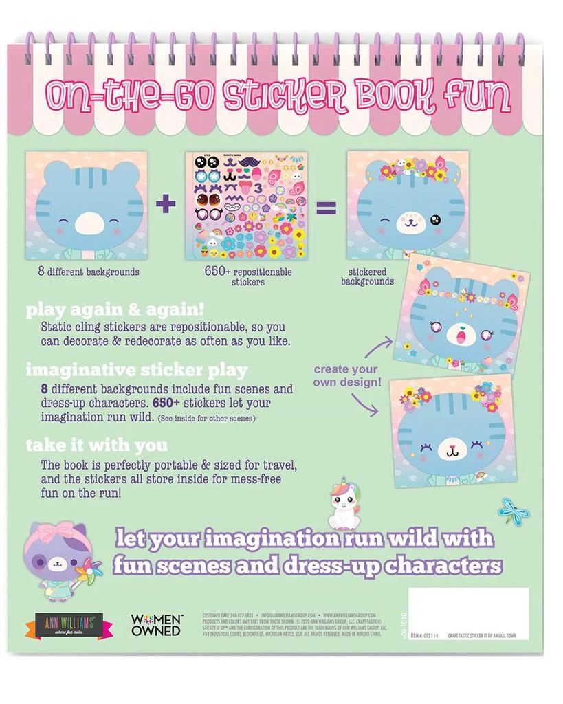 商品Craft-tastic|Craft-tastic Sticker it Up! Animal Town,价格¥95,第2张图片详细描述