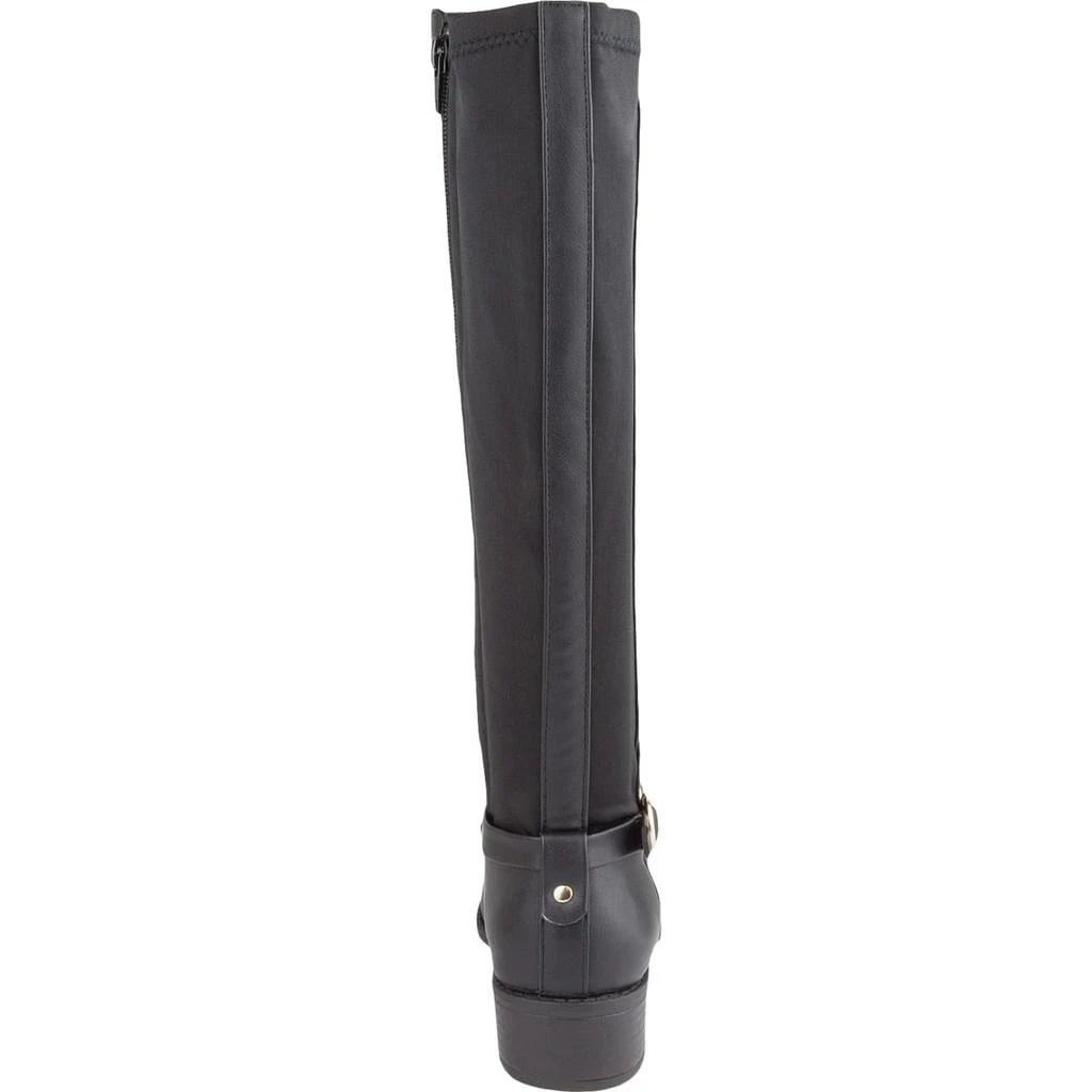 Karen Scott Womens Valeree Faux Leather Round Toe Knee-High Boots 商品