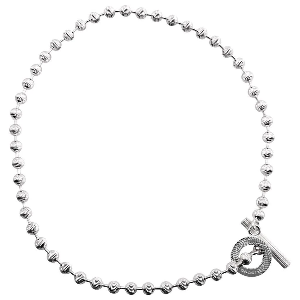 商品Gucci|Ladies Boule Choker Necklace In Sterling Silver,价格¥2845,第3张图片详细描述