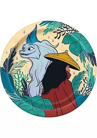 商品Unique|Disney Raya And The Last Dragon 7 Inch Paper Plates 8 Ct,价格¥54,第1张图片