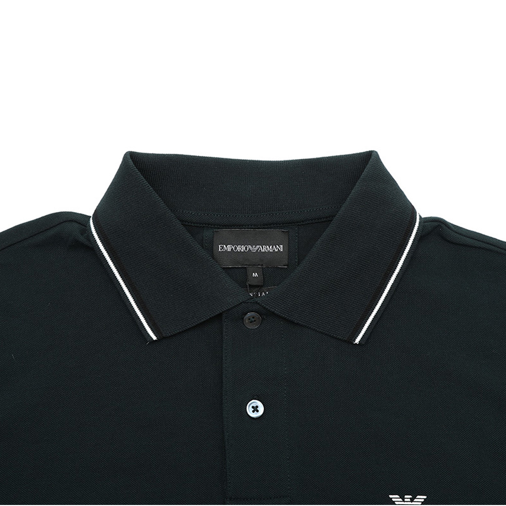 EMPORIO ARMANI 男墨绿短袖T恤 8N1FB4-1JPTZ-0585商品第3张图片规格展示