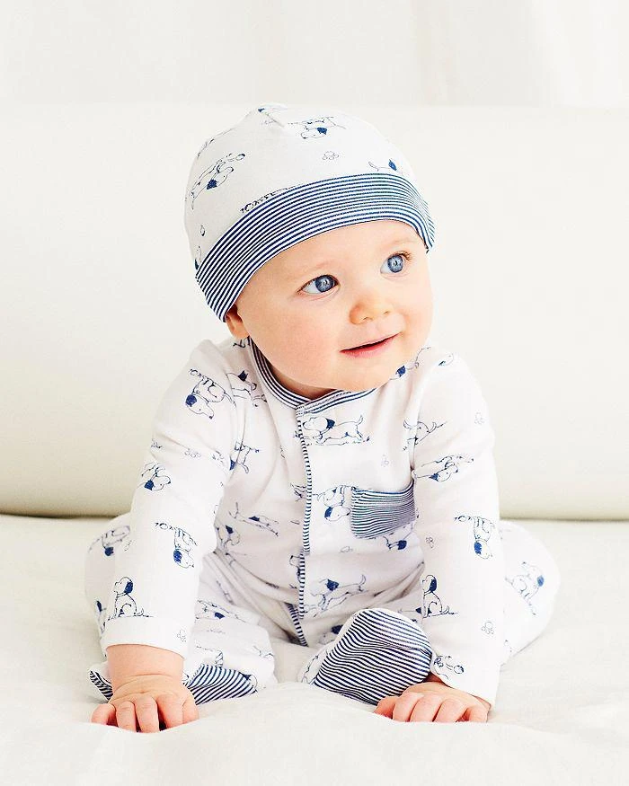 商品Little Me|Boys' Puppy Print Footie & Hat Set - Baby,价格¥110,第2张图片详细描述