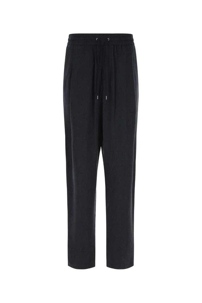 商品Giorgio Armani|Giorgio Armani Drawstring Straight Hem Trousers,价格¥3501,第1张图片