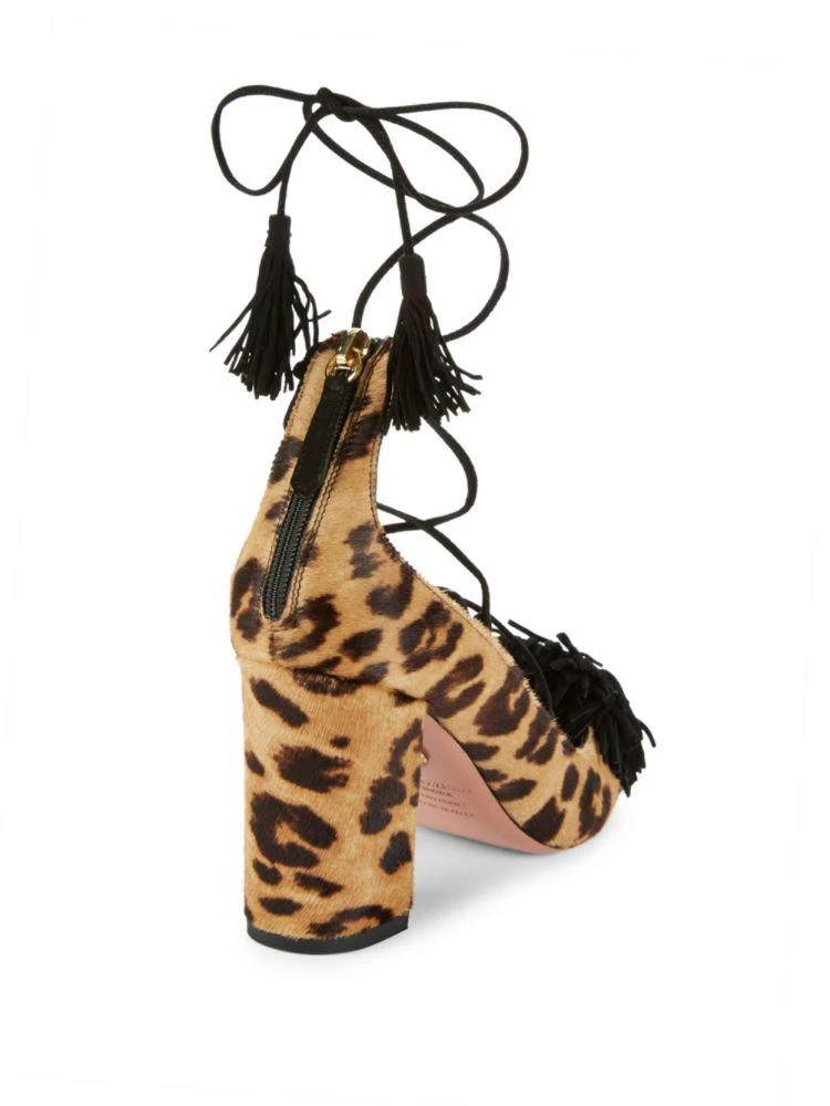 商品Aquazzura|Wild Leopard-Print Calf Hair Pumps,价格¥1104,第2张图片详细描述