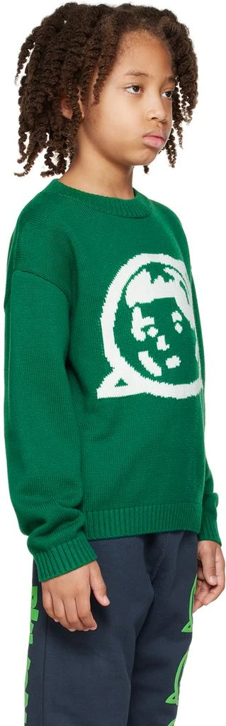 商品Billionaire Boys Club|Kids Green Intarsia Sweater,价格¥416,第2张图片详细描述