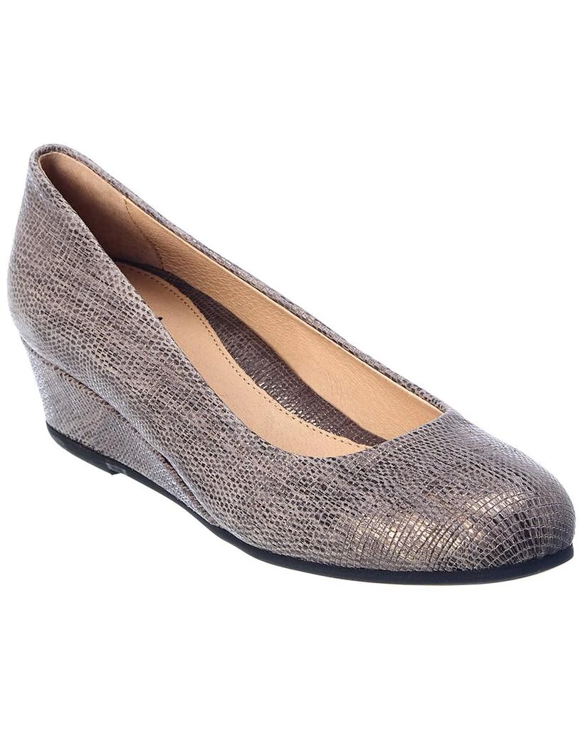 商品French Sole|French Sole Gumdrop Suede Wedge,价格¥275,第1张图片