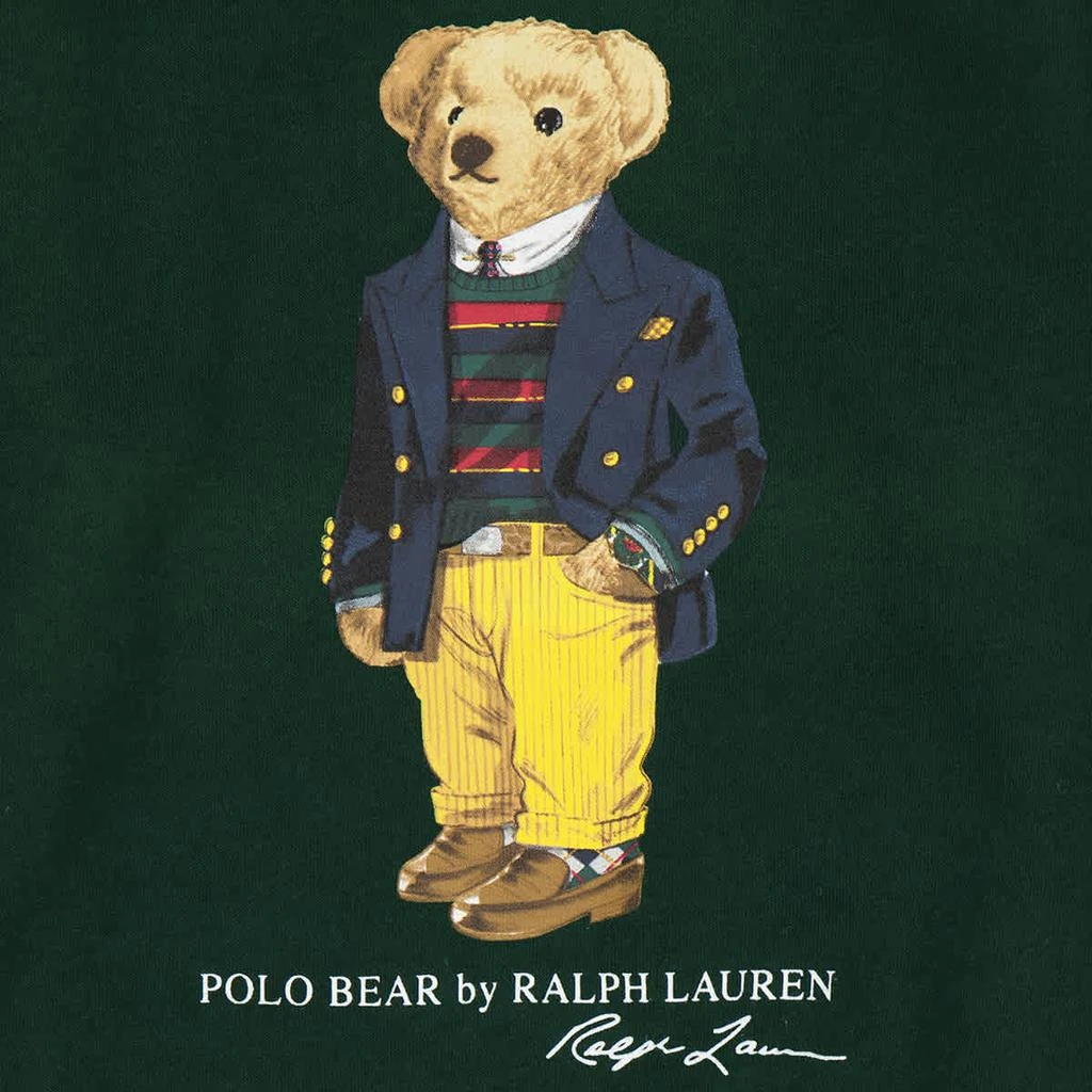 商品Ralph Lauren|Polo Ralph Lauren Kids White Polo Bear Cotton Sweatshirt, Size 4/4T,价格¥473,第3张图片详细描述