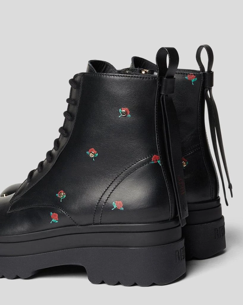 商品RED Valentino|RED VALENTINO Rose Studs Combat Boots,价格¥4236,第3张图片详细描述