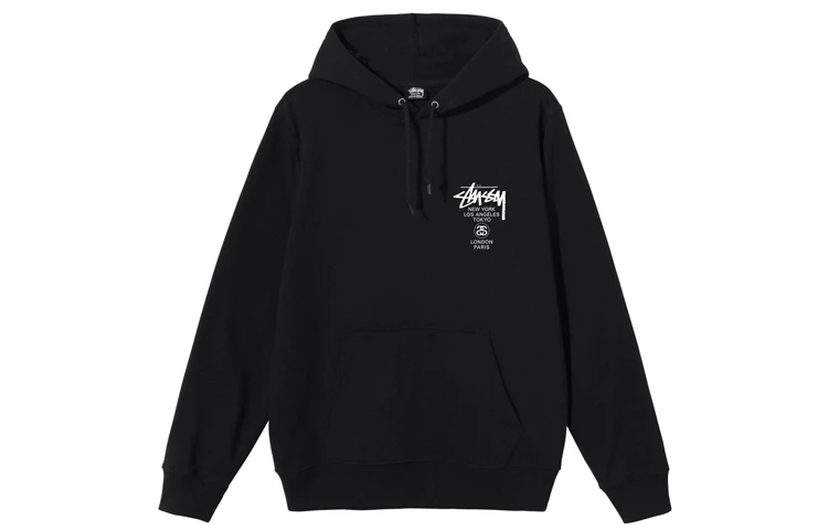 商品[国内直发] STUSSY|世界巡游系列 World Tour Hoodie Logo连帽卫衣 男女同款,价格¥1245,第8张图片详细描述