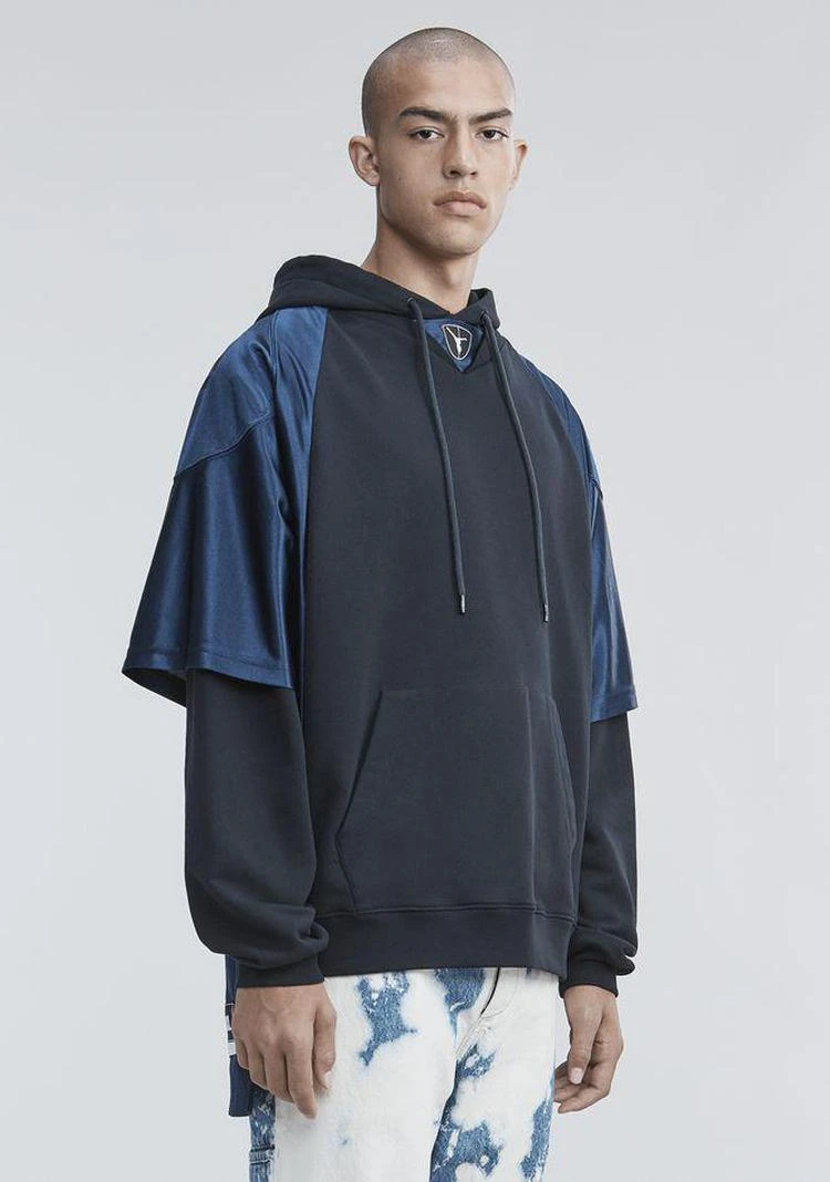商品Alexander Wang|FOOTBALL HYBRID HOODIE,价格¥2064,第2张图片详细描述