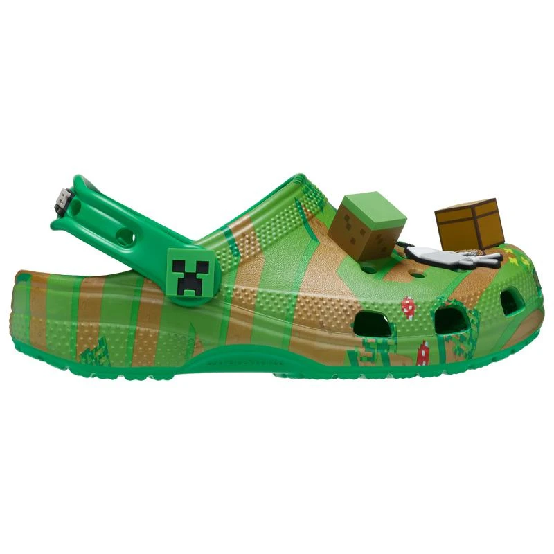 商品Crocs|Crocs Classic Minecraft Clogs - Boys' Grade School,价格¥376,第1张图片