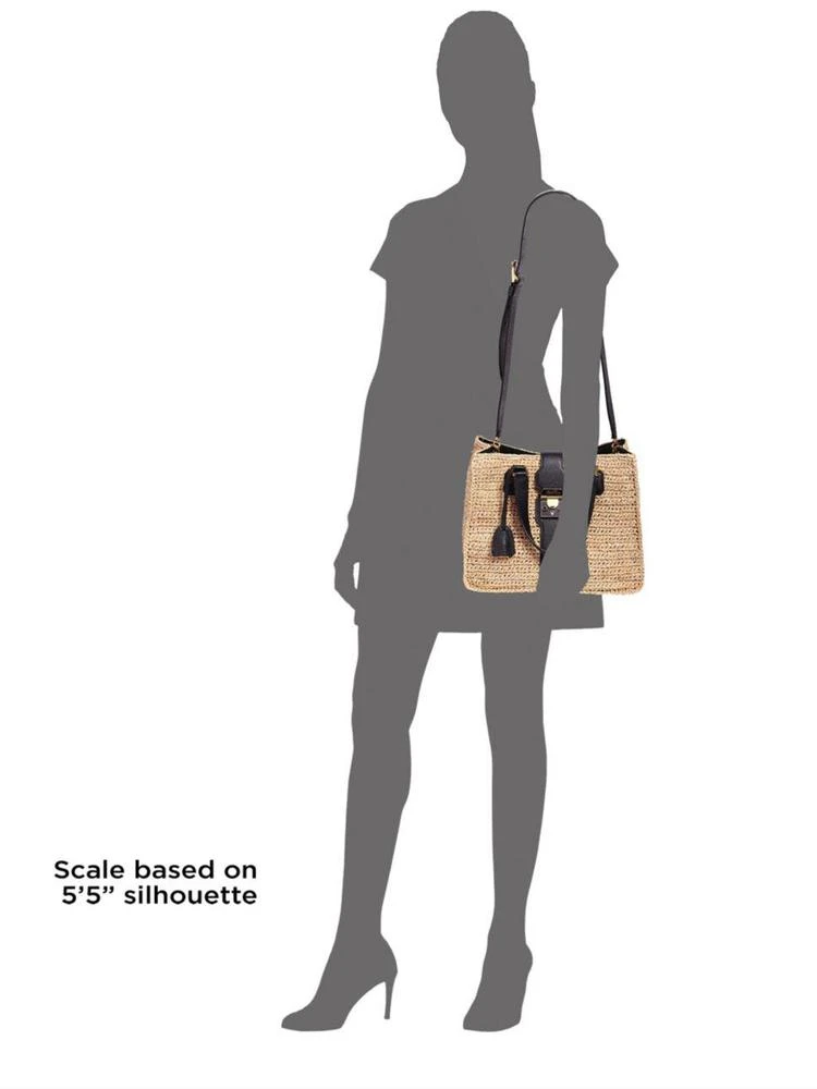 商品Mark Cross|Medium Riviera Raffia Tote Bag,价格¥22349,第3张图片详细描述