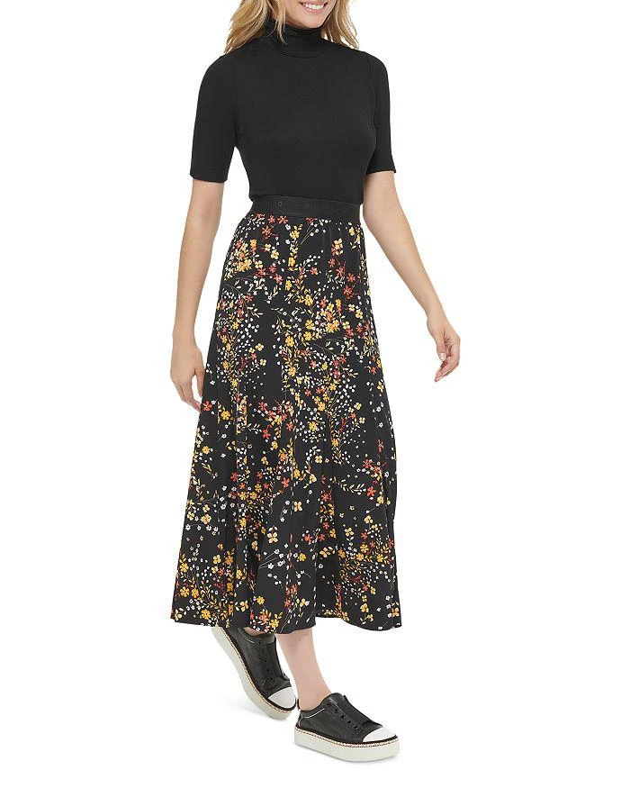 商品Karl Lagerfeld Paris|Floral Midi Skirt,价格¥498,第4张图片详细描述