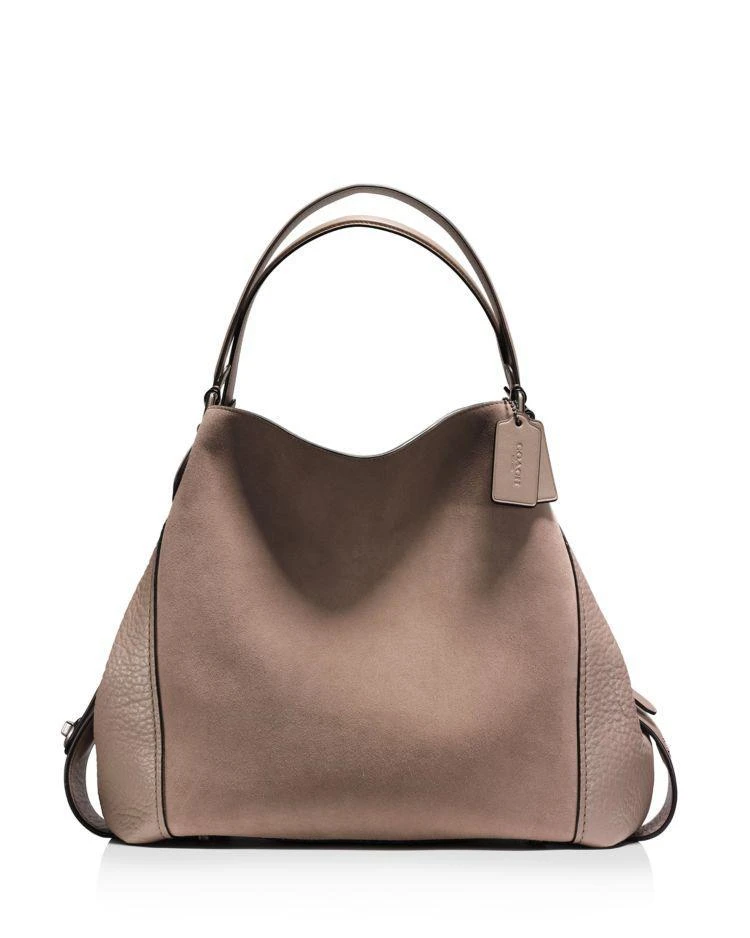 商品Coach|Edie Shoulder Bag 42 in Mixed Leathers,价格¥2777,第1张图片