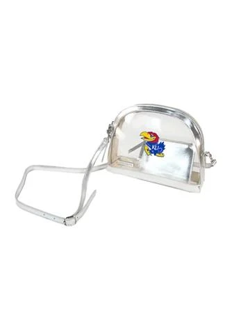商品Capri Designs|Designs Ncaa Kansas Jayhawks Half Moon Crossbody,价格¥602,第1张图片