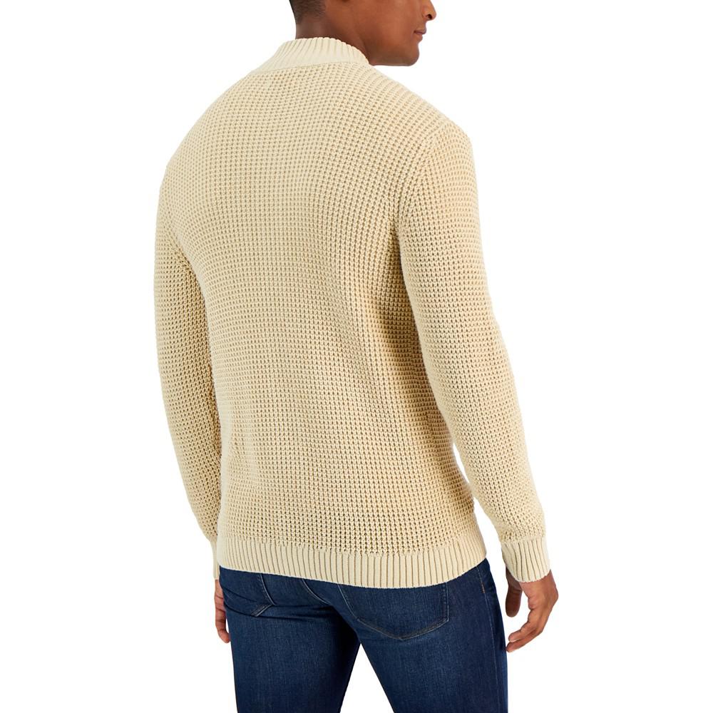 Men's Chunky Waffle Cardigan, Created for Macy's商品第2张图片规格展示