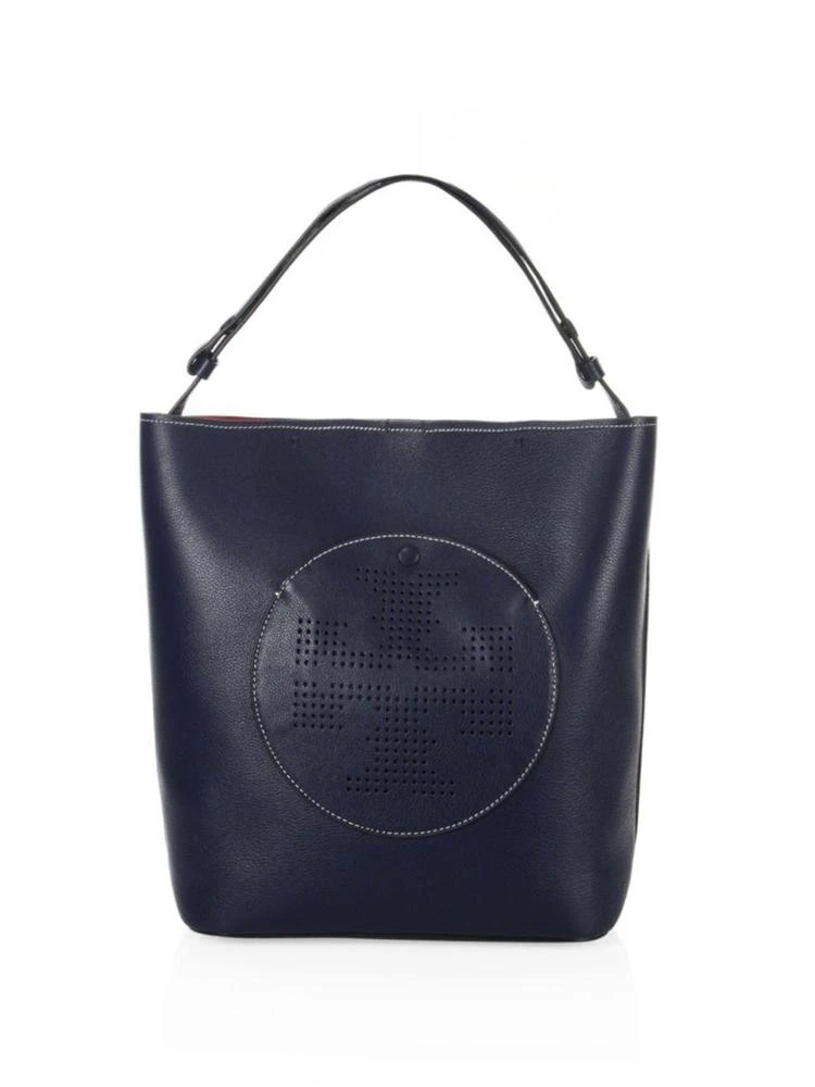 商品Tory Burch|Perforated Logo Leather Hobo Bag,价格¥2521,第1张图片