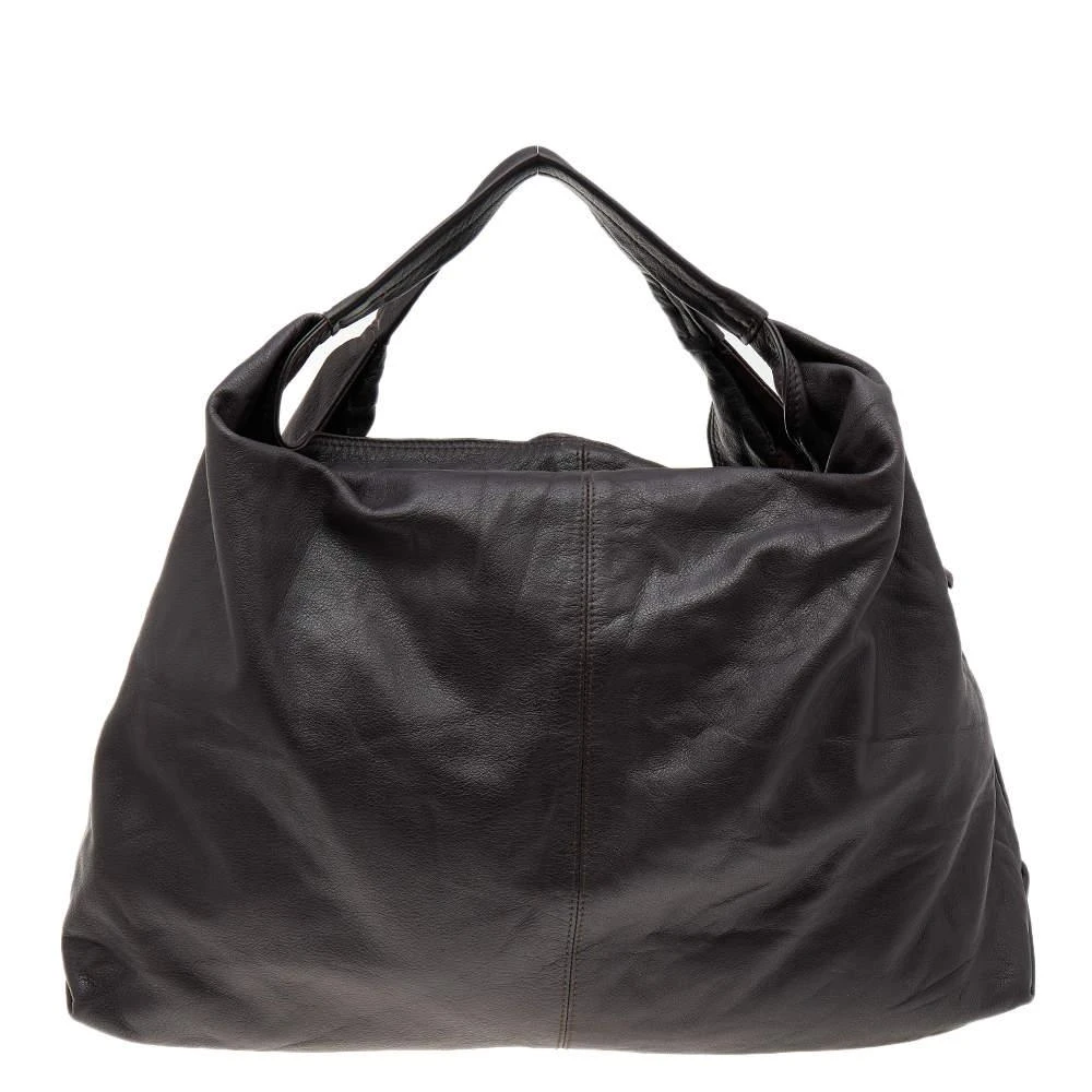 商品[二手商品] Furla|Furla Dark Brown Leather Elisabeth Hobo,价格¥847,第4张图片详细描述