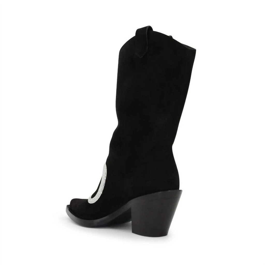 商品Rene Caovilla|Rene Caovilla - Women's Suede Snake Strass 65mm Western Boot,价格¥9480,第3张图片详细描述