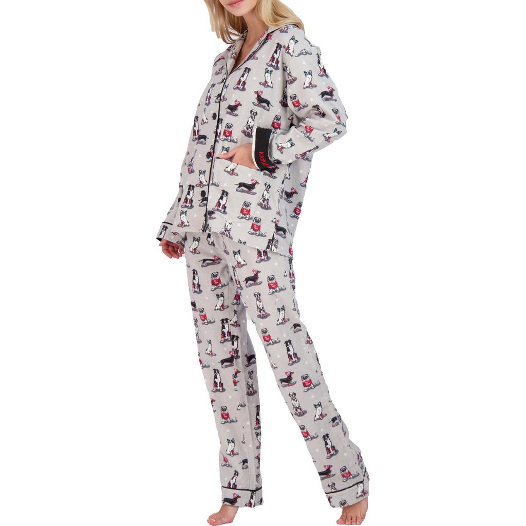 PJ Salvage RZ8FLPJ Women's Cotton Flannel Pajama Set商品第3张图片规格展示