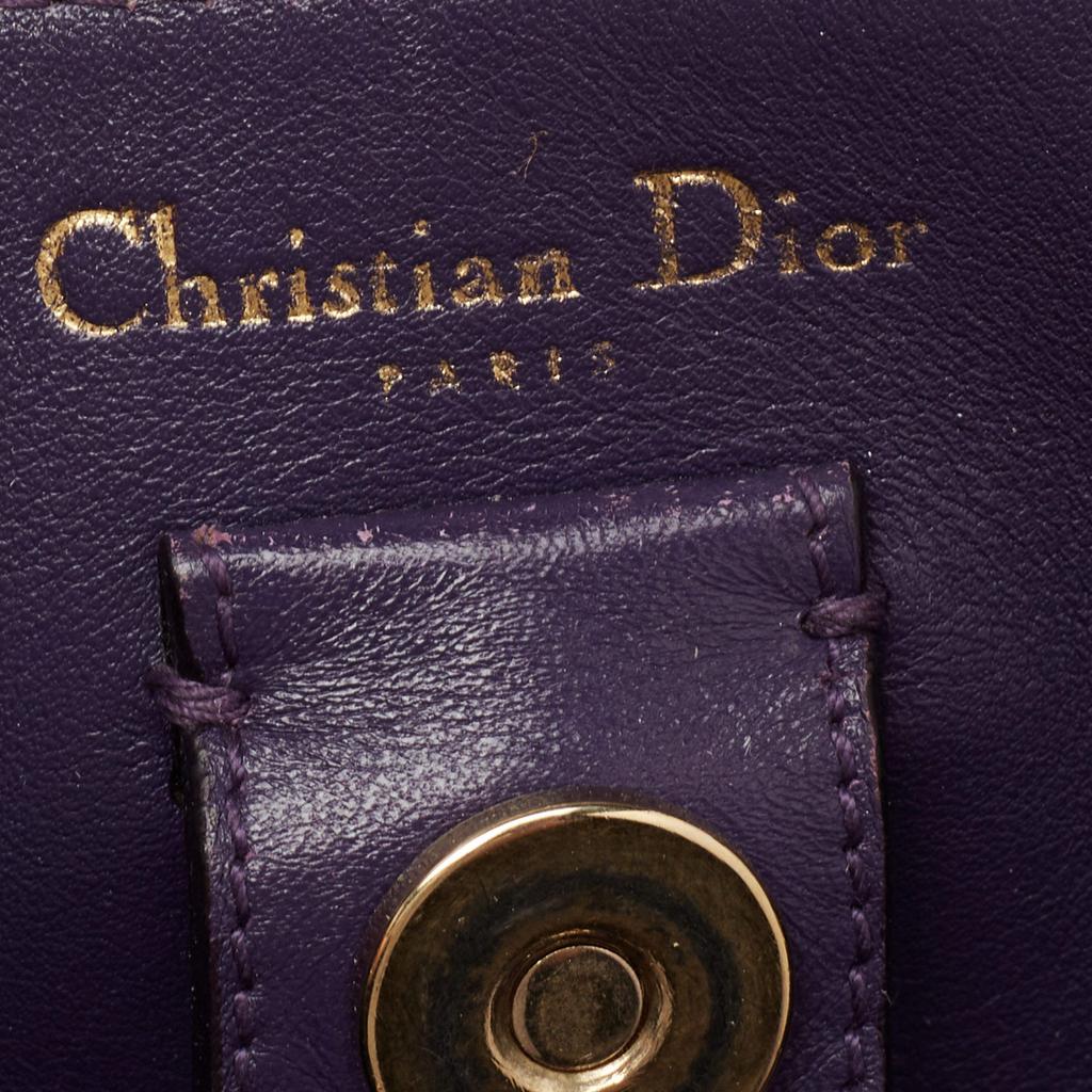 Dior Brown Leather Large Diorissimo Shopper Tote商品第10张图片规格展示