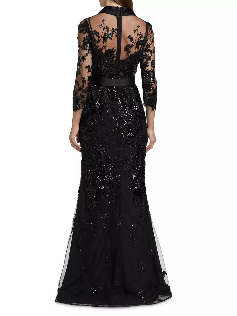 商品Badgley Mischka|Embellished Shirt Mermaid Gown,价格¥8510,第5张图片详细描述