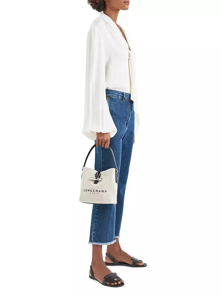 商品Longchamp|Roseau Logo Bucket Bag,价格¥2666,第5张图片详细描述