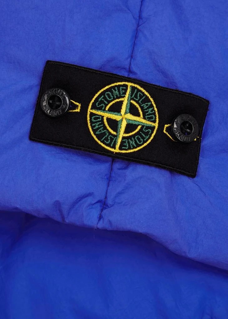 商品Stone Island|Crinkle Reps blue garment-dyed shell gilet (14 years),价格¥1858,第2张图片详细描述