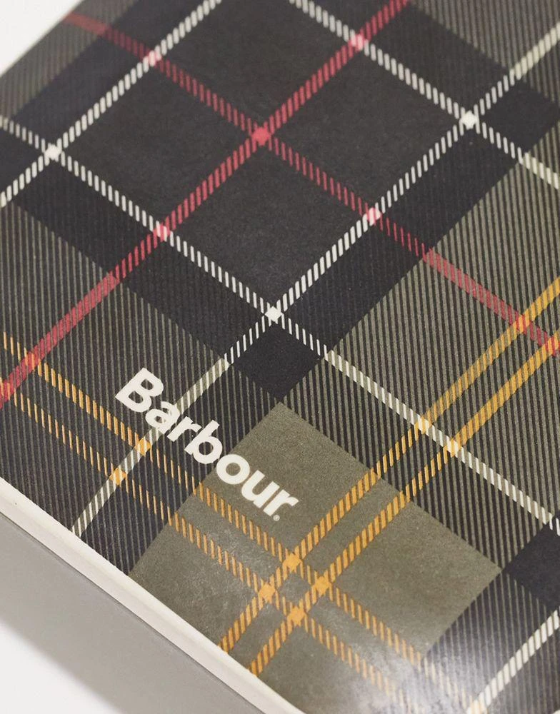 商品Barbour|Barbour bamboo check print lunch box and cutley set in multi,价格¥193,第3张图片详细描述