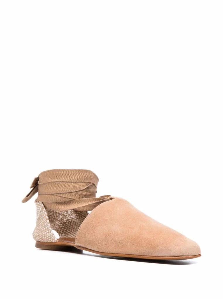 商品CASTAÑER|Castañer Sandali Espadrillas In Pelle Beige,价格¥1484,第2张图片详细描述