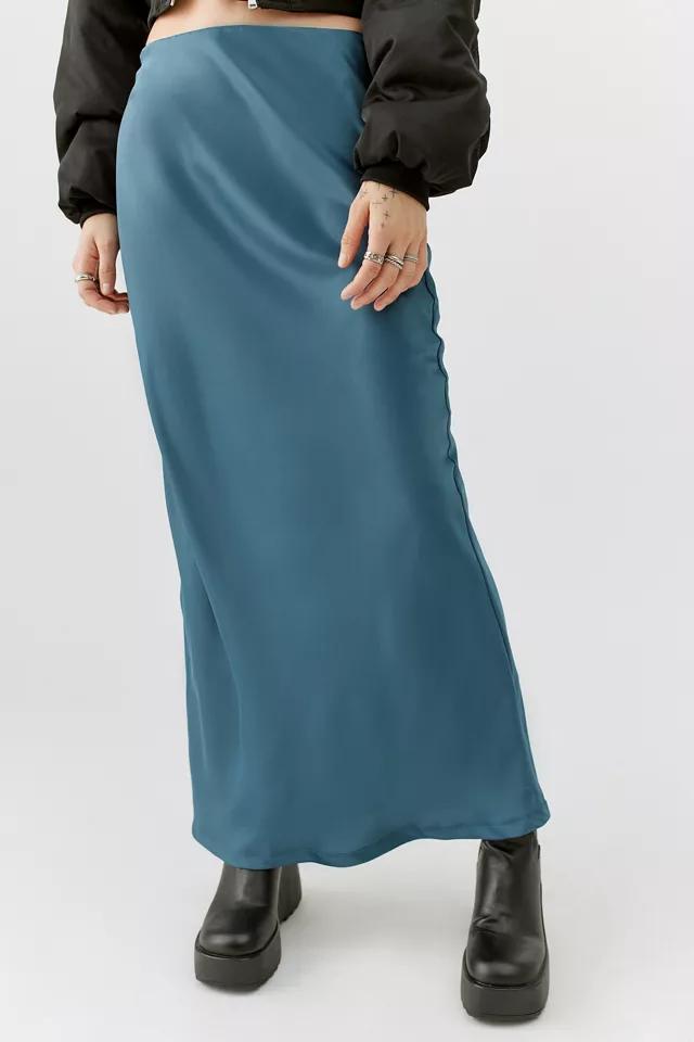 UO Winona Satin Maxi Skirt商品第3张图片规格展示
