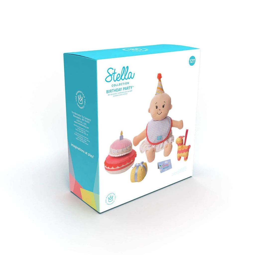 商品Manhattan Toy|Manhattan Toy Stella Collection Birthday Party 6 Piece Baby Doll Birthday Party Playset for 12" and 15" Stella Dolls,价格¥170,第3张图片详细描述