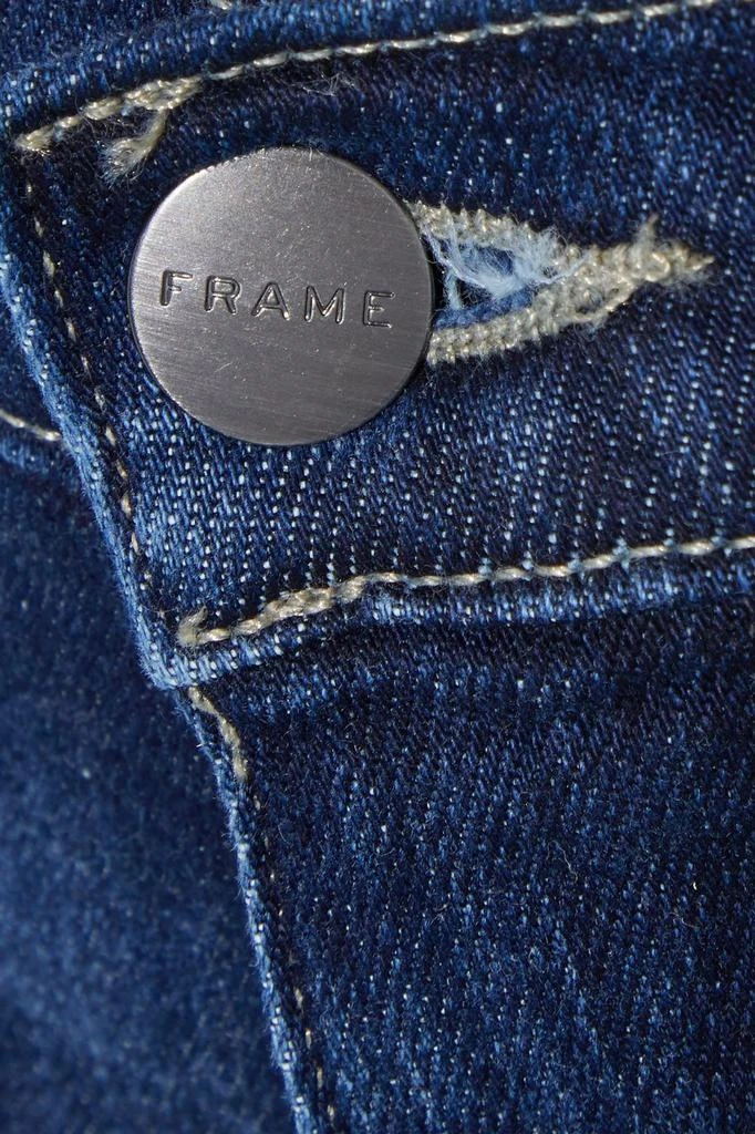 商品FRAME|Le Tour distressed denim shorts,价格¥223,第2张图片详细描述