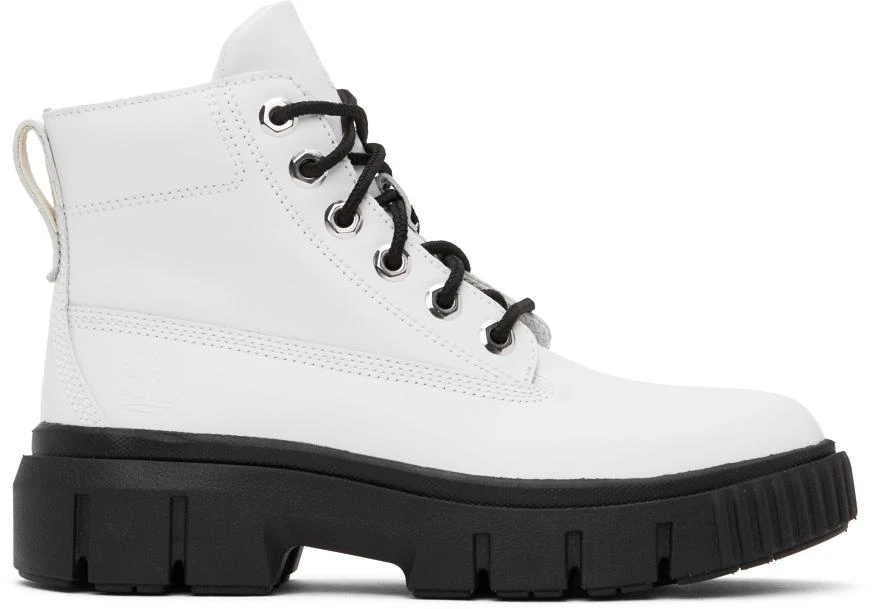 商品Timberland|White Greyfield Boots,价格¥864,第1张图片