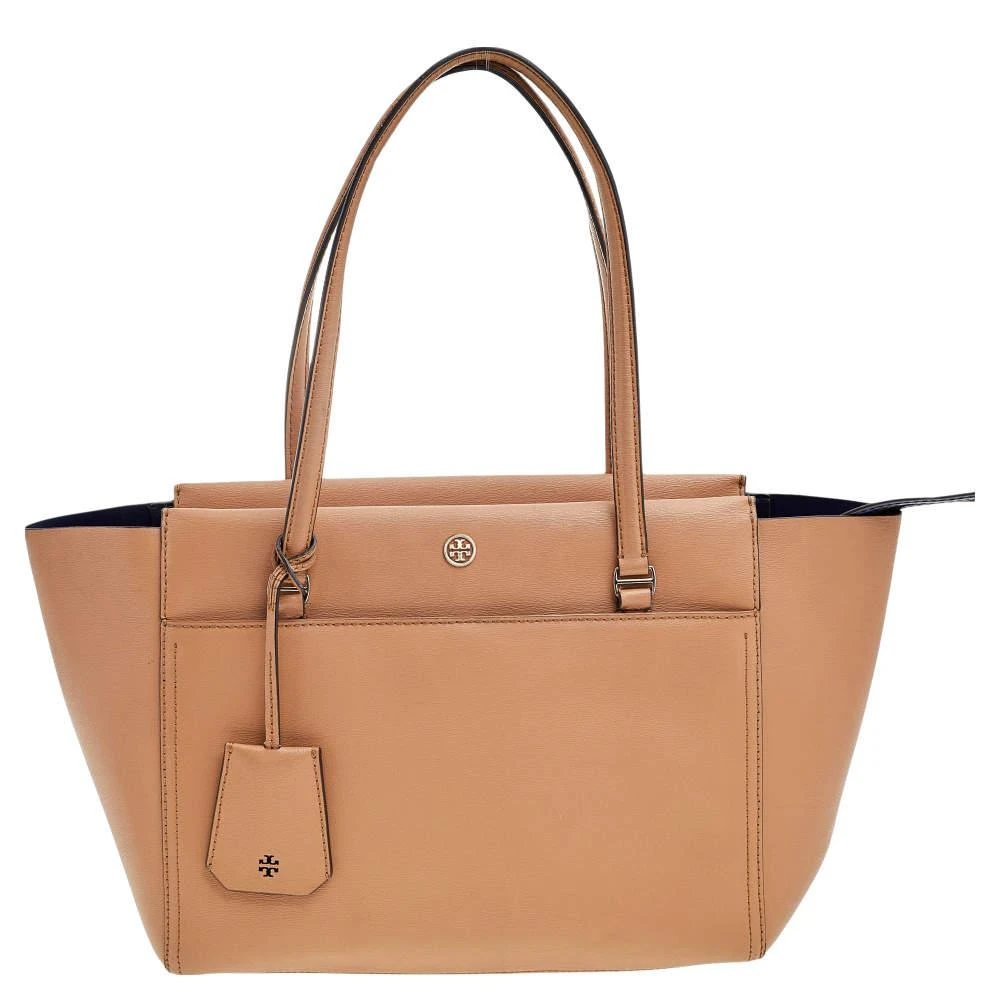 商品[二手商品] Tory Burch|Tory Burch Beige Leather Parker Tote,价格¥1135,第1张图片