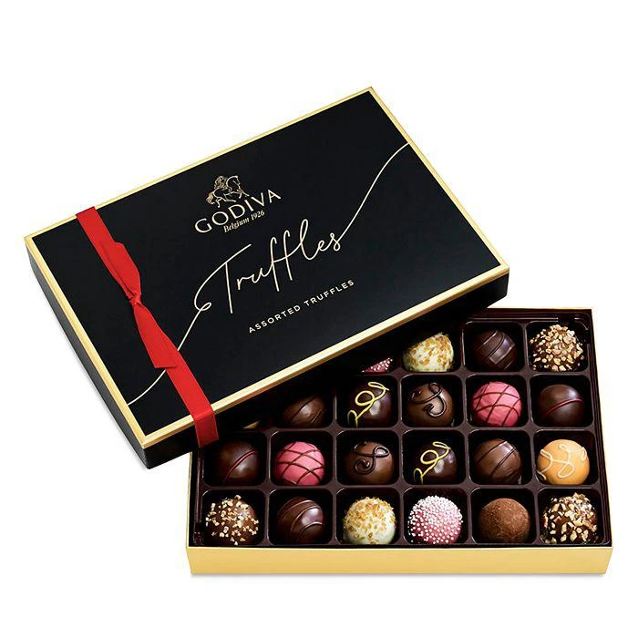 商品Godiva|Signature 24-Piece Chocolate Truffle Box,价格¥447,第1张图片