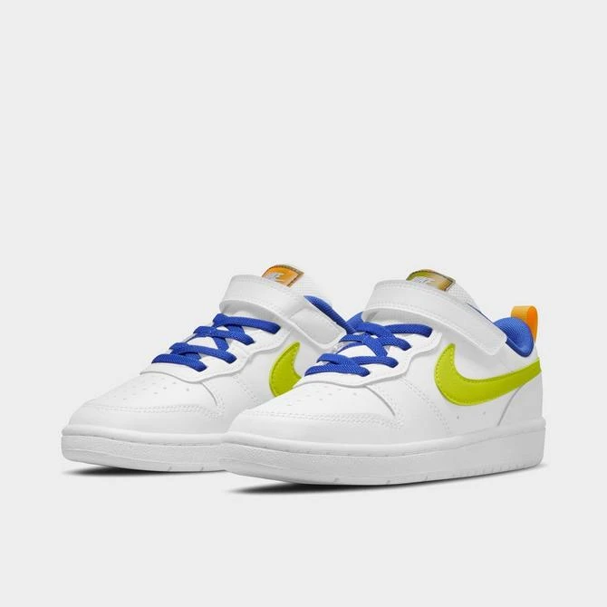 商品NIKE|Little Kids' Nike Court Borough 2 Low SE Casual Shoes,价格¥409,第2张图片详细描述