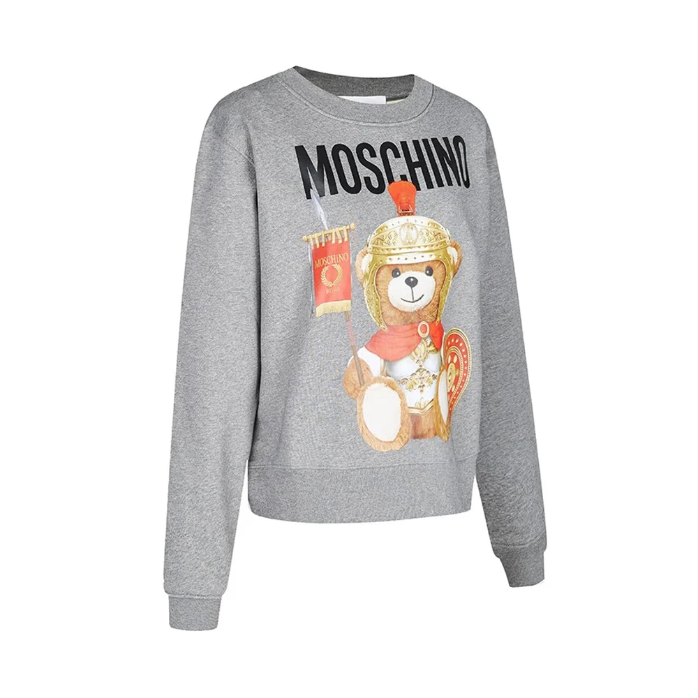 MOSCHINO COUTURE 女士灰色棉质小熊图案卫衣 EV1702-5527-2507 商品