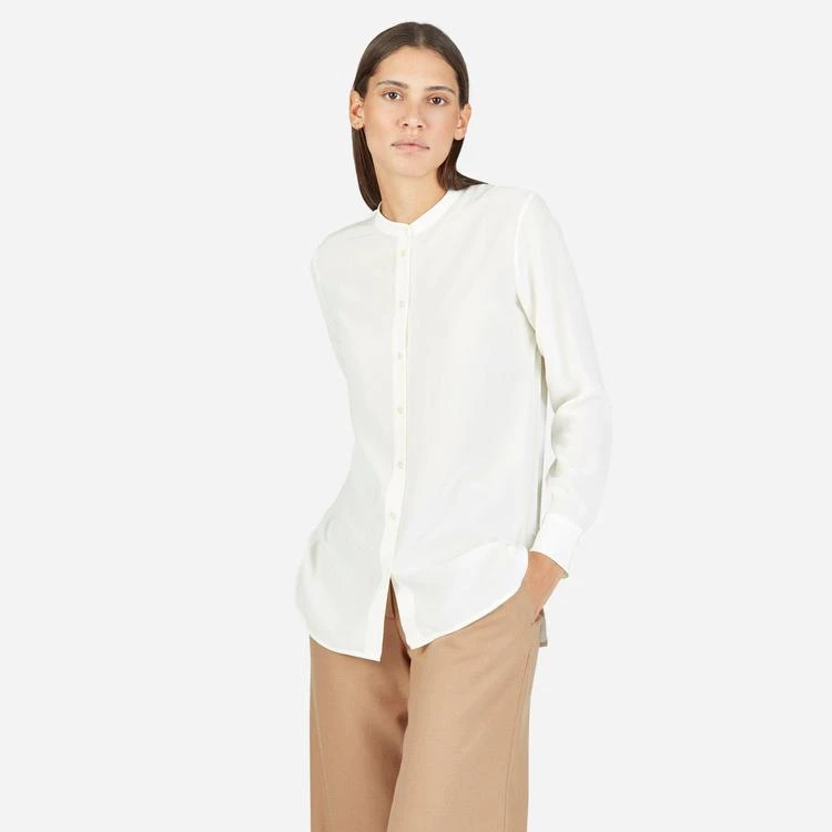 商品Everlane|宽松式无领真丝衬衣,价格¥582,第1张图片