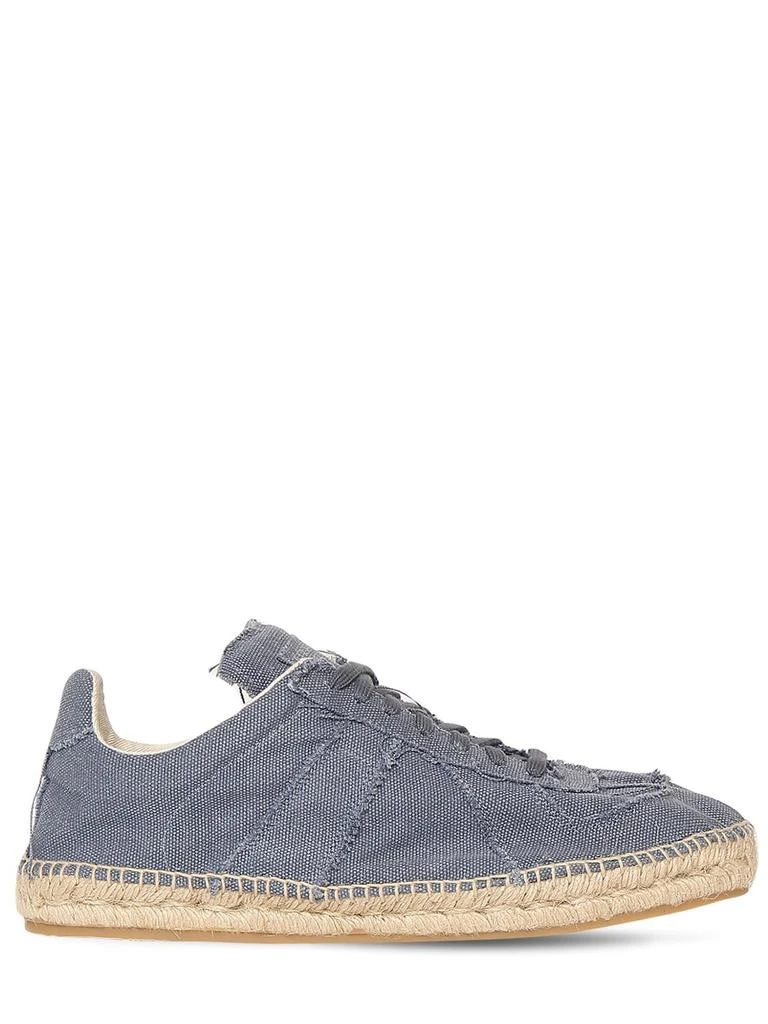 商品MAISON MARGIELA|Replica Washed Cotton Canvas Espadrilles,价格¥3606,第1张图片