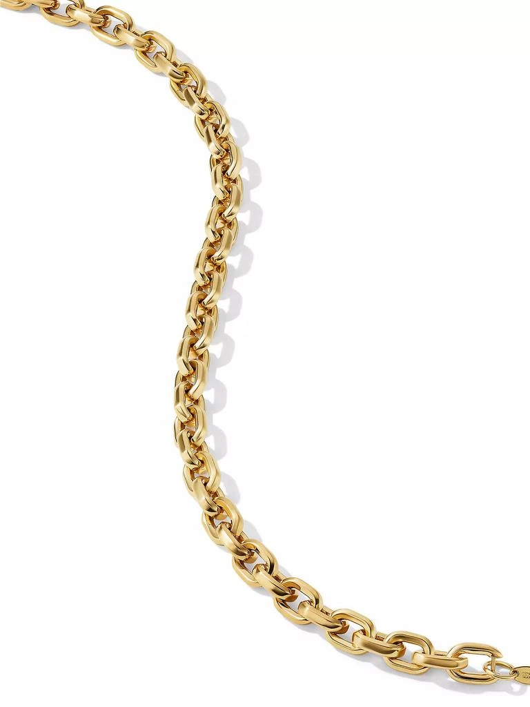 商品David Yurman|Deco Chain Link Bracelet in 18K Yellow Gold, 6.5MM,价格¥36712,第3张图片详细描述