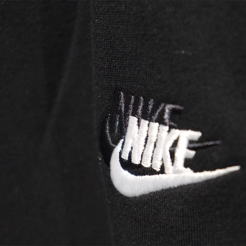 商品[国内直发] NIKE|Logo印花束脚针织运动裤 男款 黑色,价格¥391,第3张图片详细描述