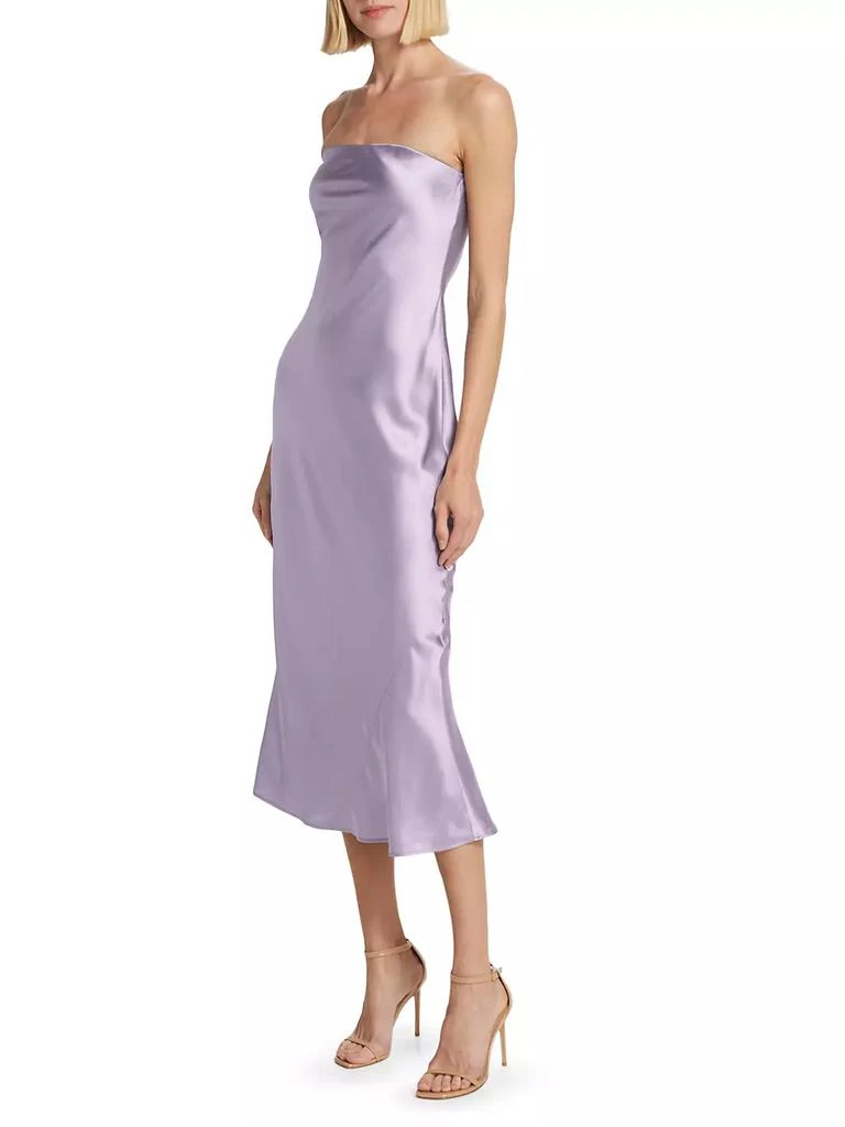 商品Reformation|Joana Silk Strapless Slip Midi-Dress,价格¥2046,第2张图片详细描述