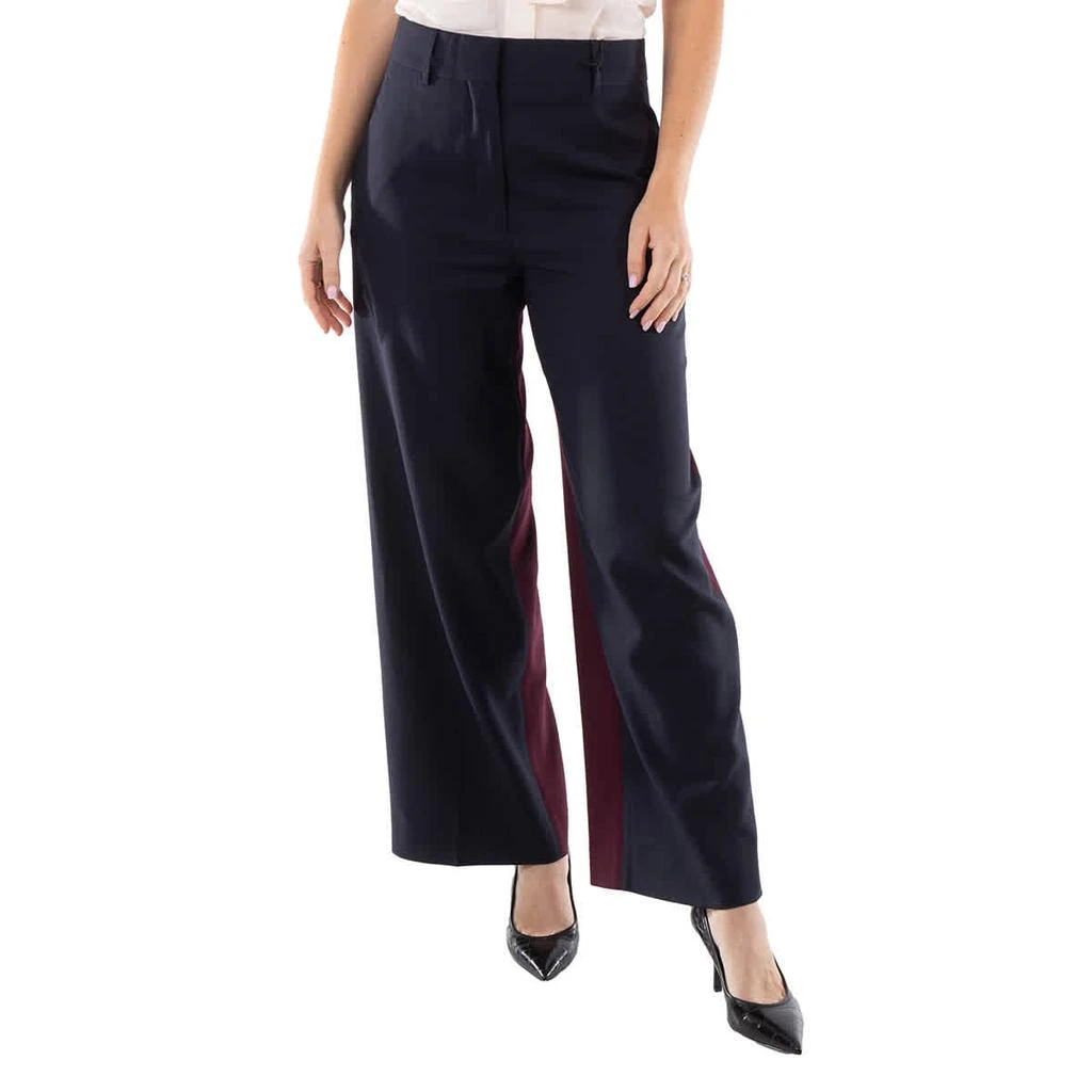 商品Burberry|Ladies Navy Black Jane Tailored Trousers,价格¥1060,第1张图片