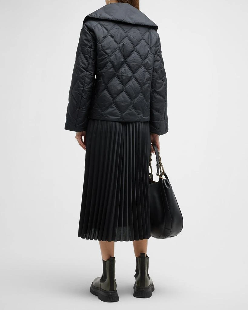 商品Ganni|Quilted Oversized Collar Jacket,价格¥1445,第4张图片详细描述