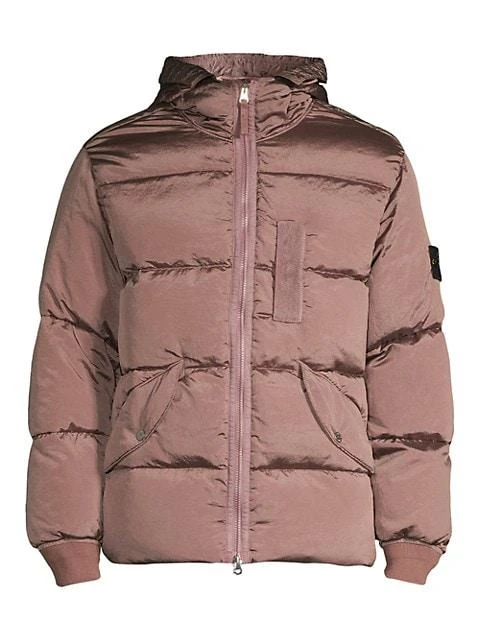 商品Stone Island|Nylon Hooded Down Jacket,价格¥5685,第1张图片